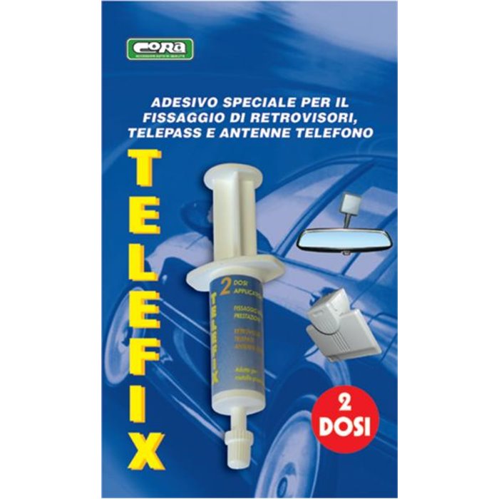 Conf. 6 pz Telefix adesivo specchietti/telepass