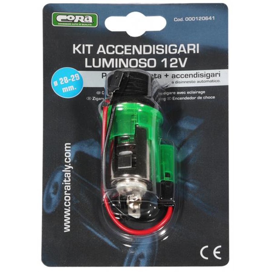 Kit accendisigari luminoso 12V