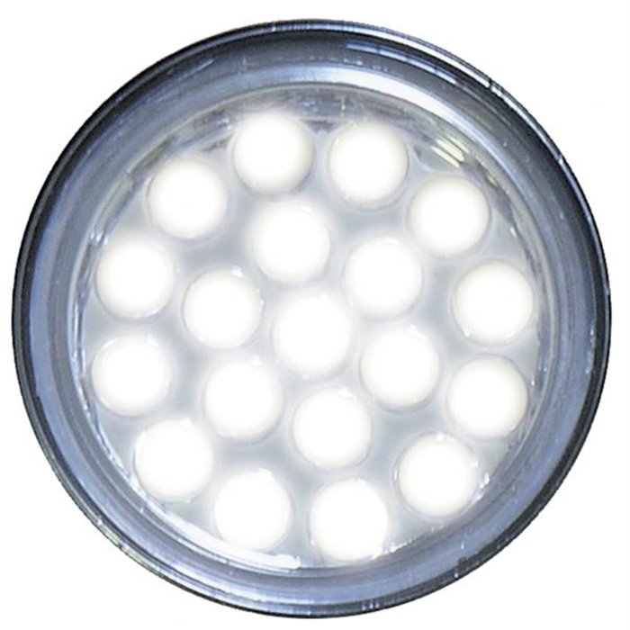 Torcia 19 led + minitorcia portachiavi 1 led