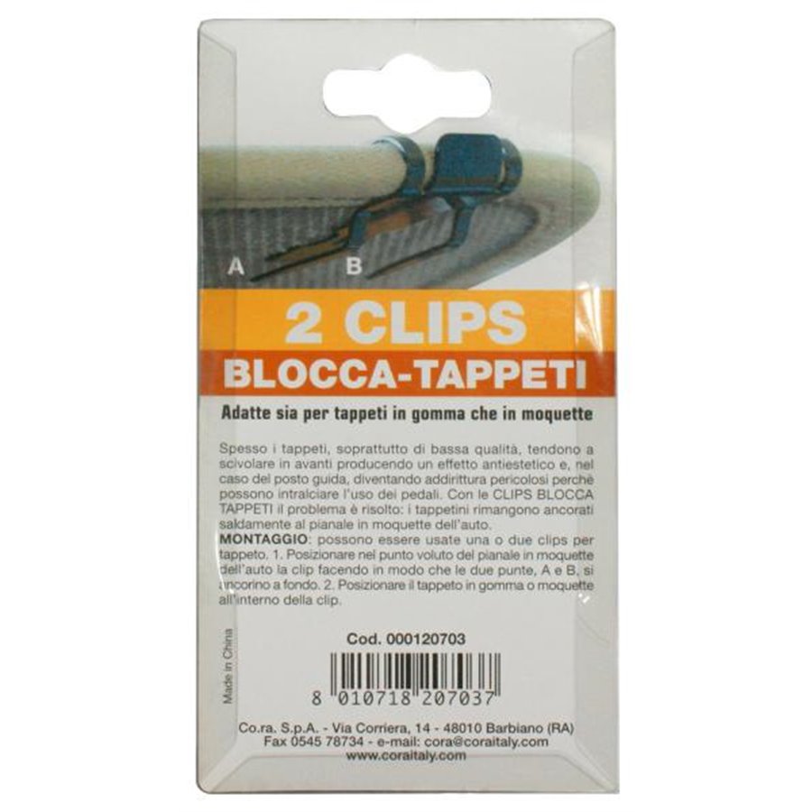 Clips blocca tappeti