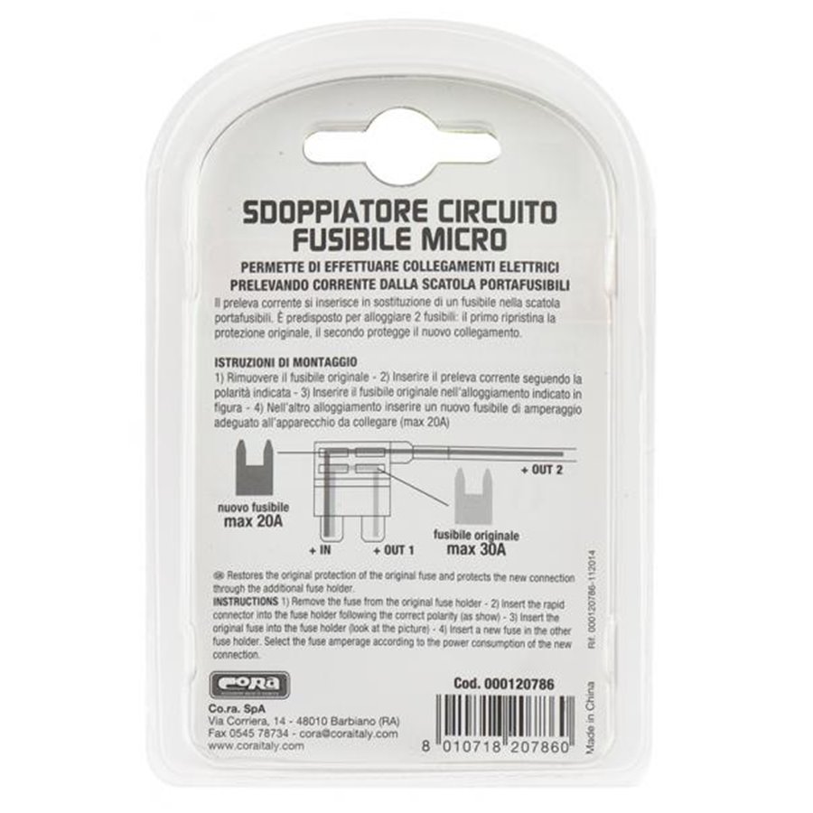 Sdoppiatore circuito fusibile micro