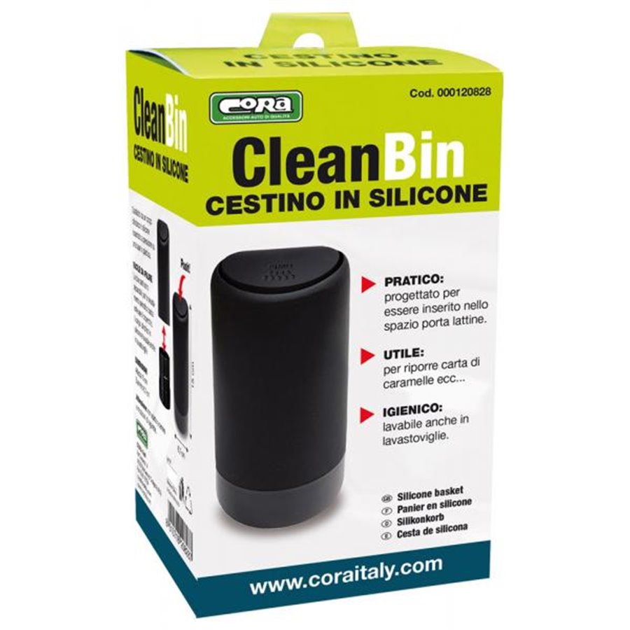 Mini cestino da auto in silicone