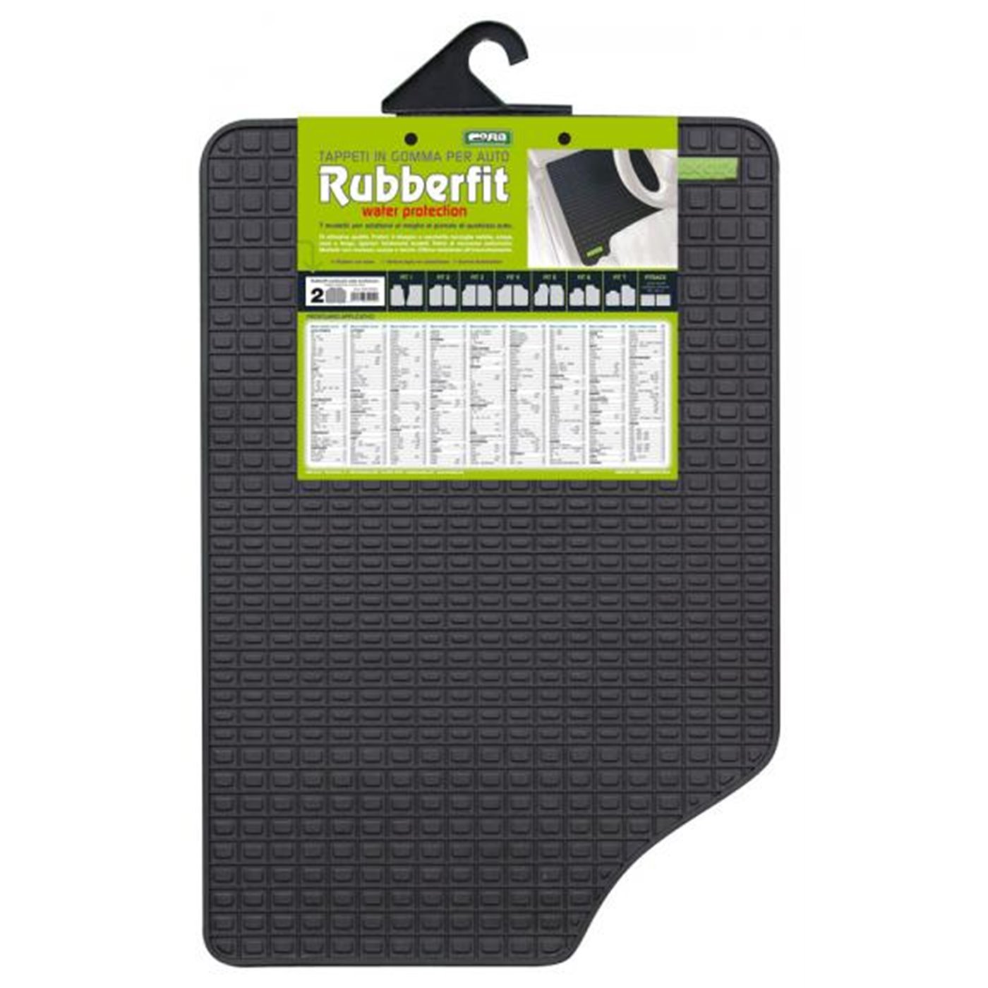 Tappeti gomma anteriori Rubberfit FIT2