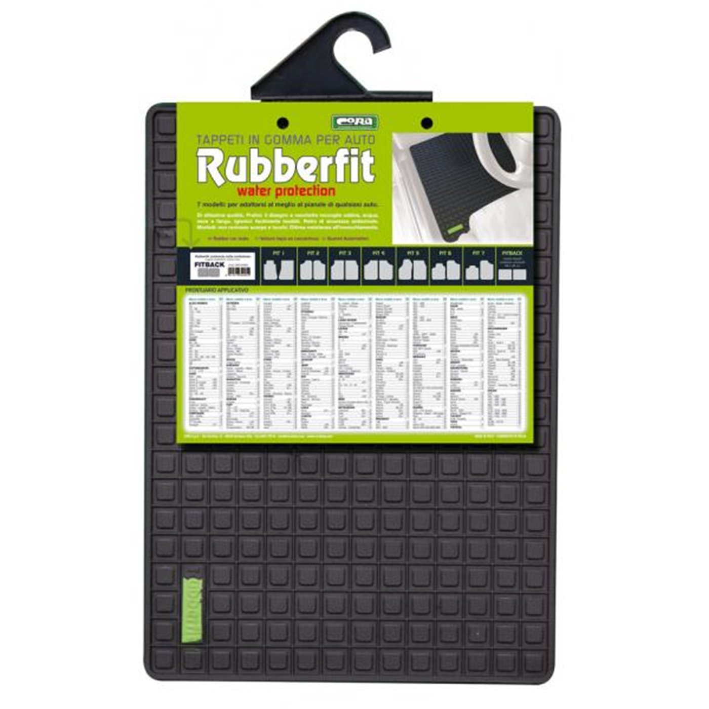 Tappeti gomma posteriori Rubberfit FITBACK