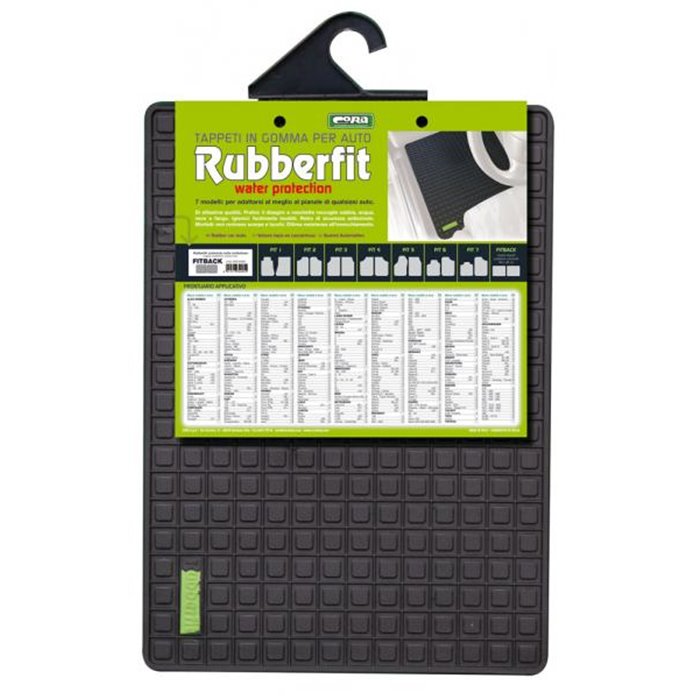 Tappeti gomma posteriori Rubberfit FITBACK