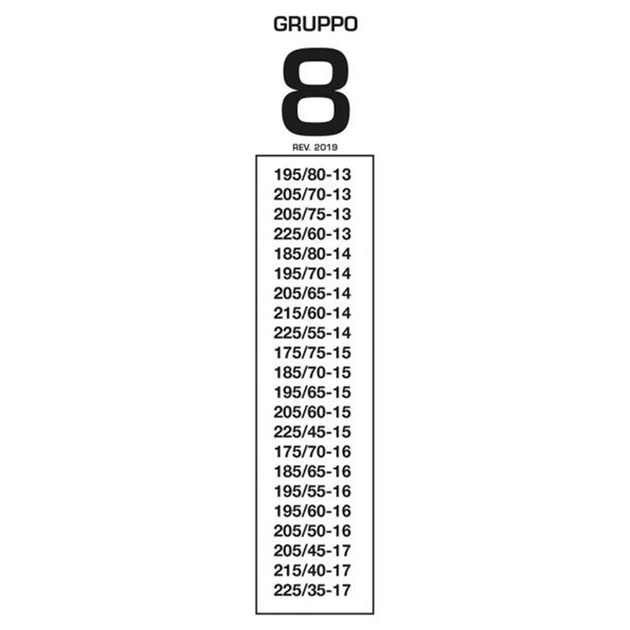 Catene neve Grip Tech 9 mm gruppo 8