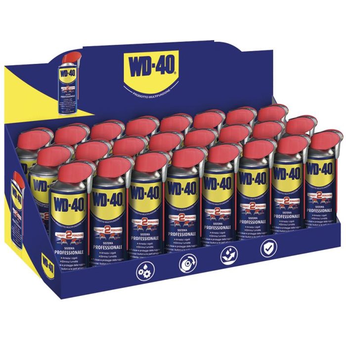 Expo banco 24 pz WD-40 Professionale 400 mL