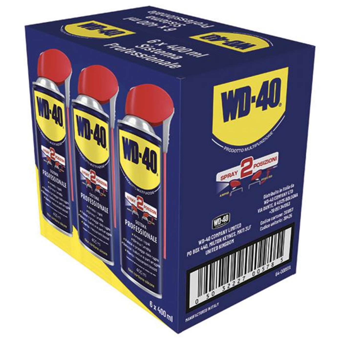 Conf. 6 pz WD-40 Professionale 400 mL