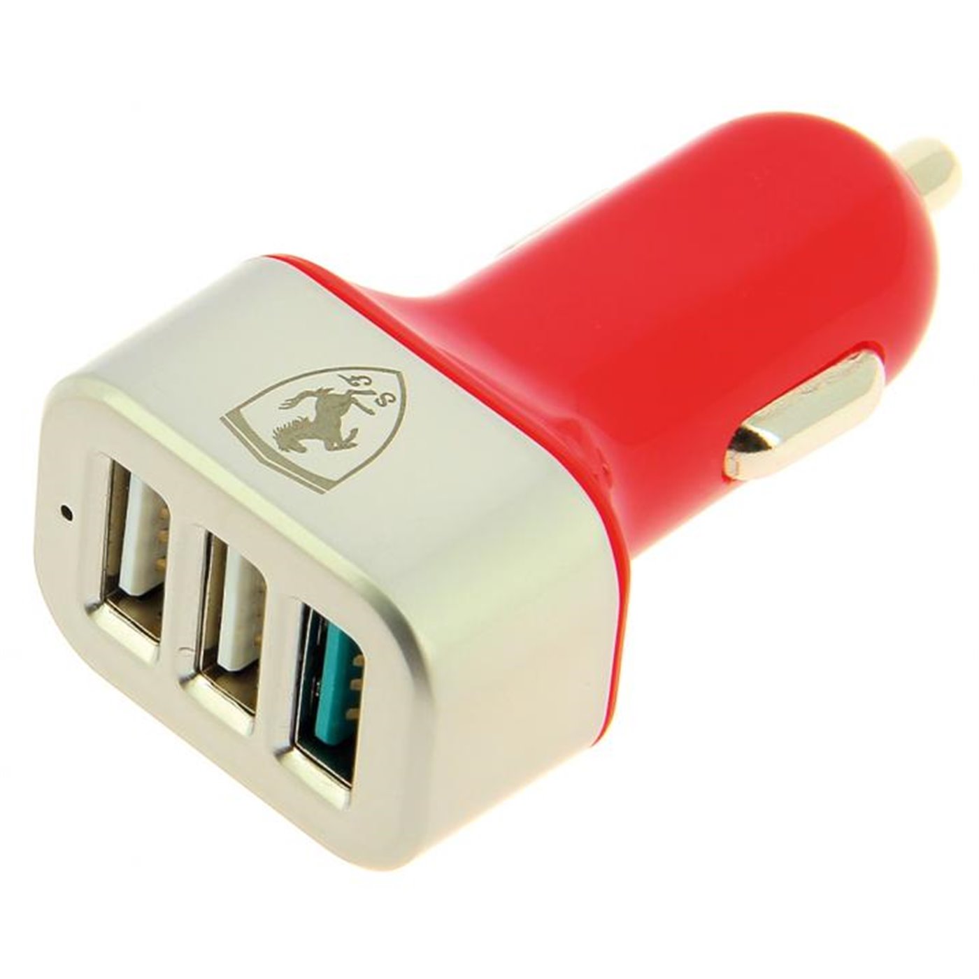 Carica batterie da auto con 3 porte USB 4.1A