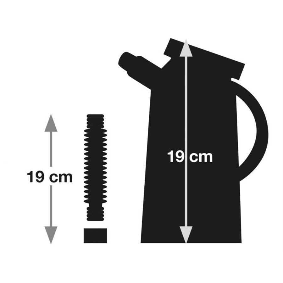 Travasatore liquidi con tappo e beccuccio 1 L