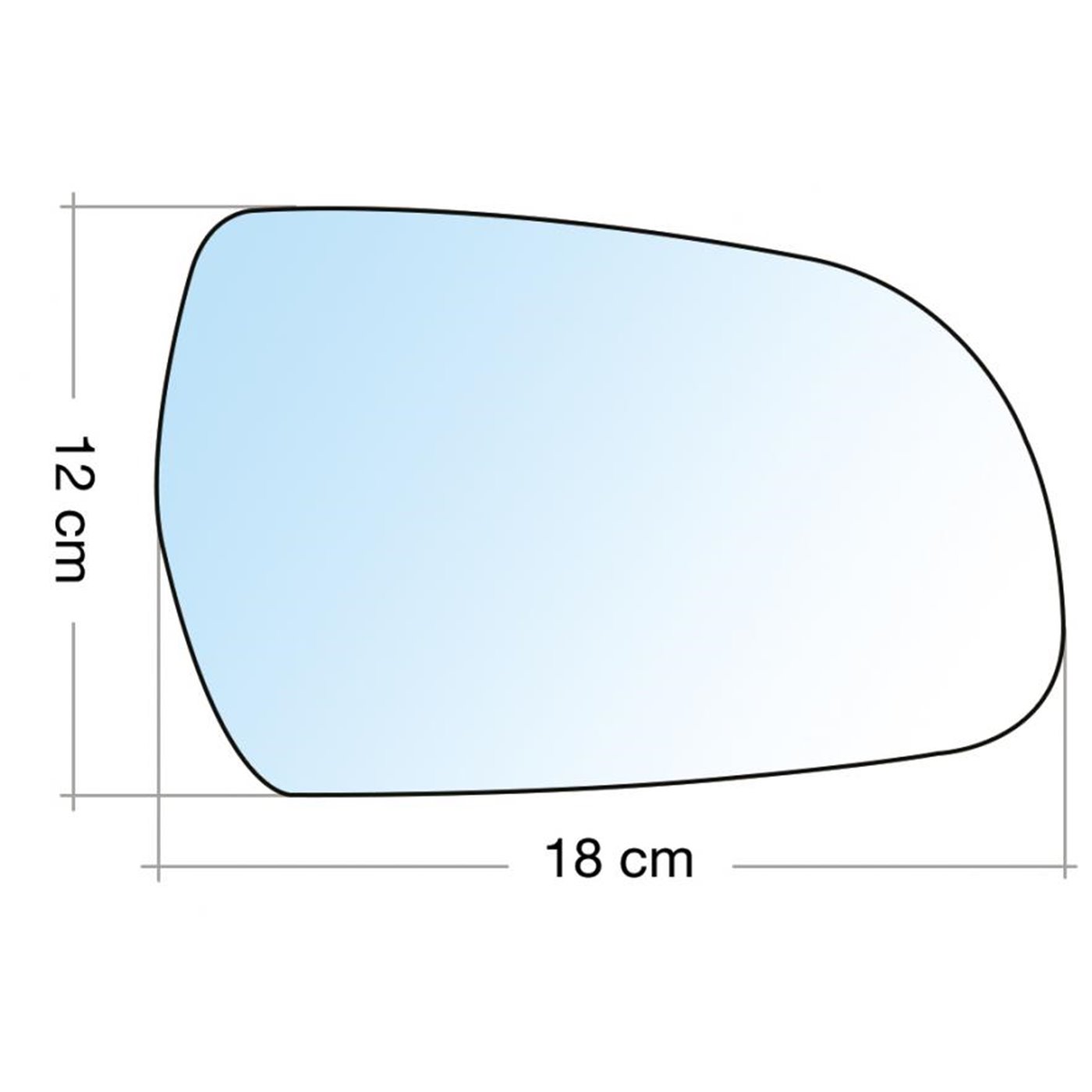 SPECCHIO C/PIASTRA DX CROM ASF TERM AUDI A3/A5 5P 08