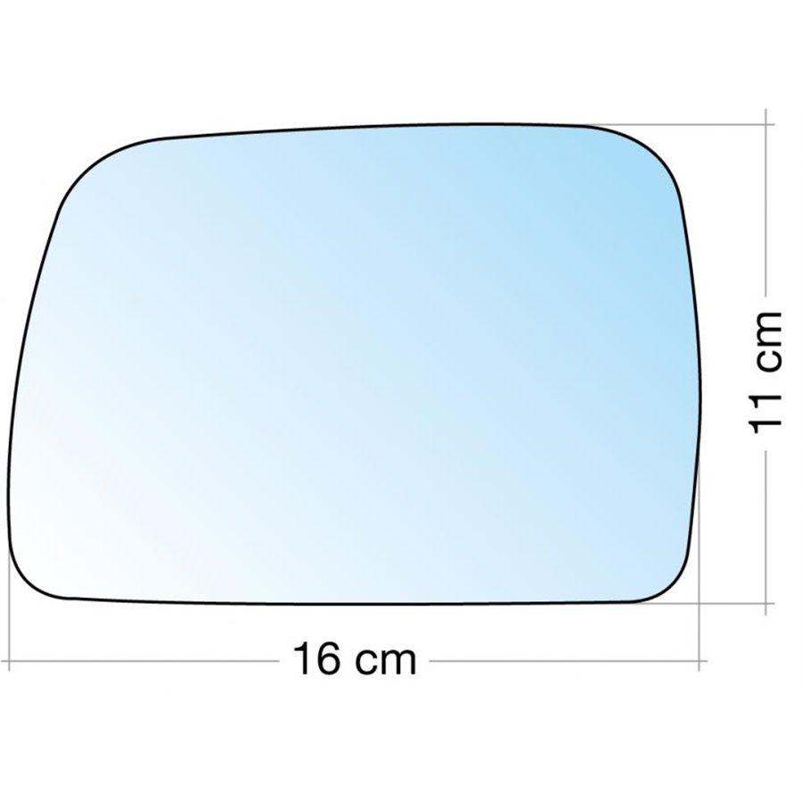 SPECCHIO C/PIASTRA SX CROM. ASF. TERM. BMW X3 0509