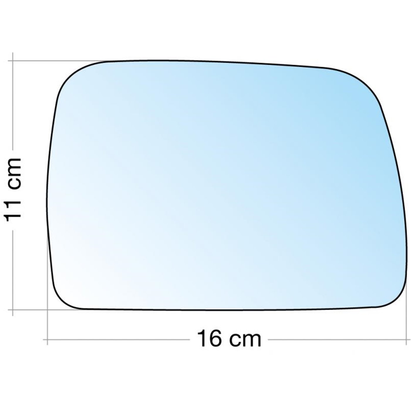 SPECCHIO C/PIASTRA DX CROM. CURVO BMW X3 0509