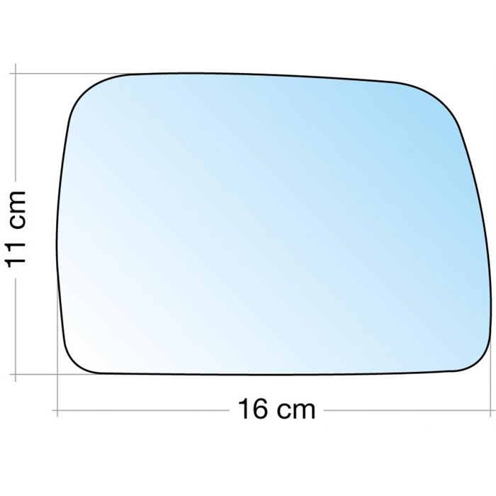 SPECCHIO C/PIASTRA DX CROM. CURVO BMW X3 0509