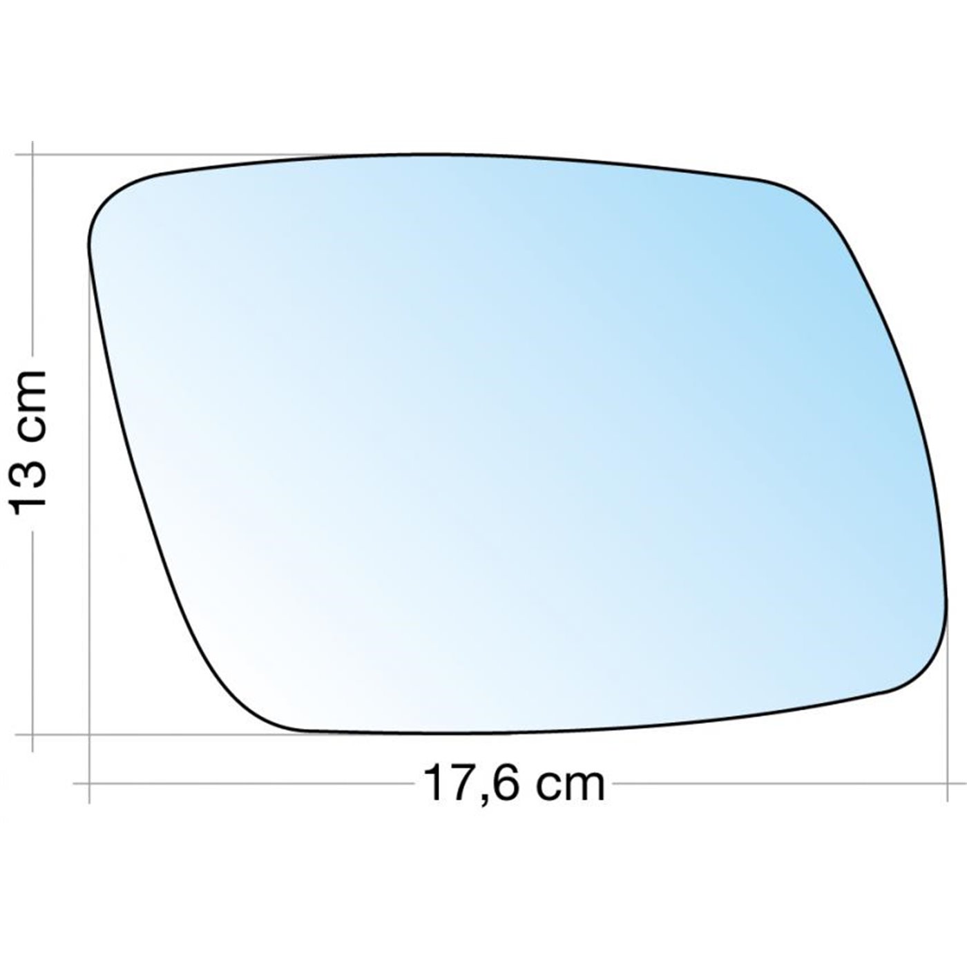 SPECCHIO C/PIASTRA DX CROM. ASF. TERM. FIAT FREEMONT