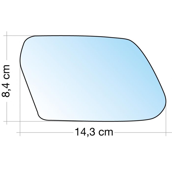 SPECCHIO C/PIASTRA DX CROM ASF FORD MONDEO 0104