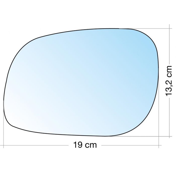 SPECCHIO C/PIAS. SX CROM CURVO FREELANDER 9706