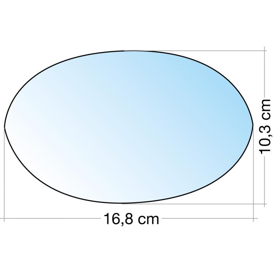 SPECCHIO C/PIASTRA SX-DX CROM. ASF. MINI ONE-COOPER 06