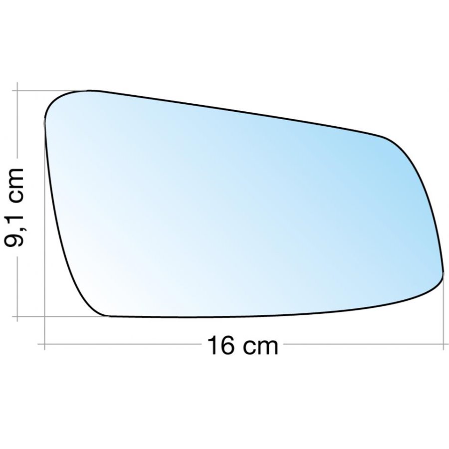 SPECCHIO C/PIASTRA DX CROM. ASF. OPEL ZAFIRA 0510