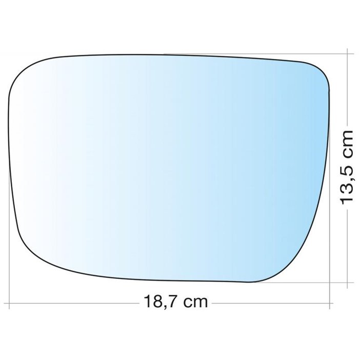 SPECCHIO C/PIASTRA SX CROM ASF VOLVO XC60  0817