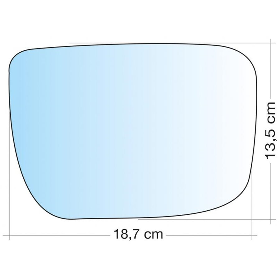 SPECCHIO C/PIASTRA DX CROM ASF VOLVO XC60  0817