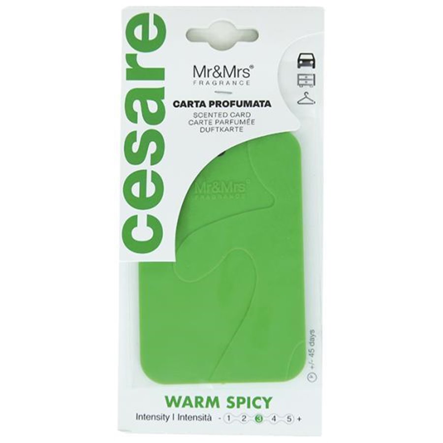 Conf. 12 pz deo Tessera Cesare verde warm spicy