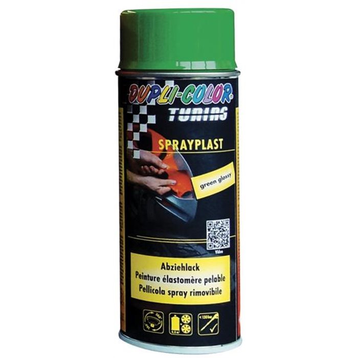 Vernice rimovibile SprayPlast verde semilucido 400 mL