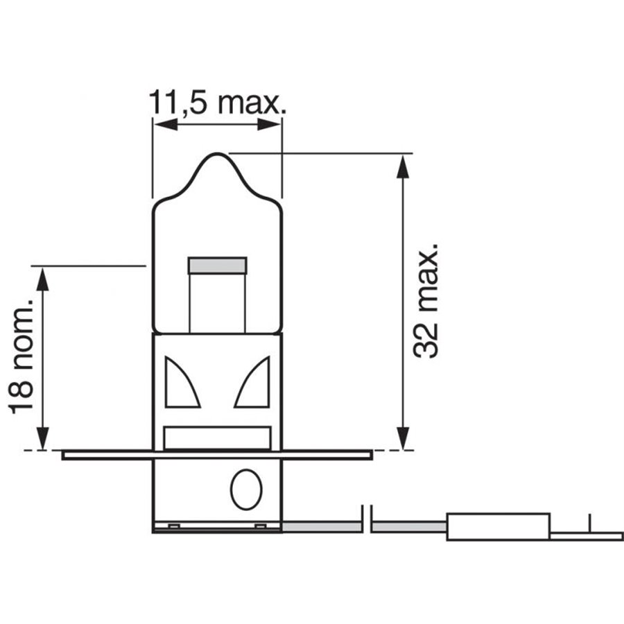 Lampadina Allyear 12V 55W H3