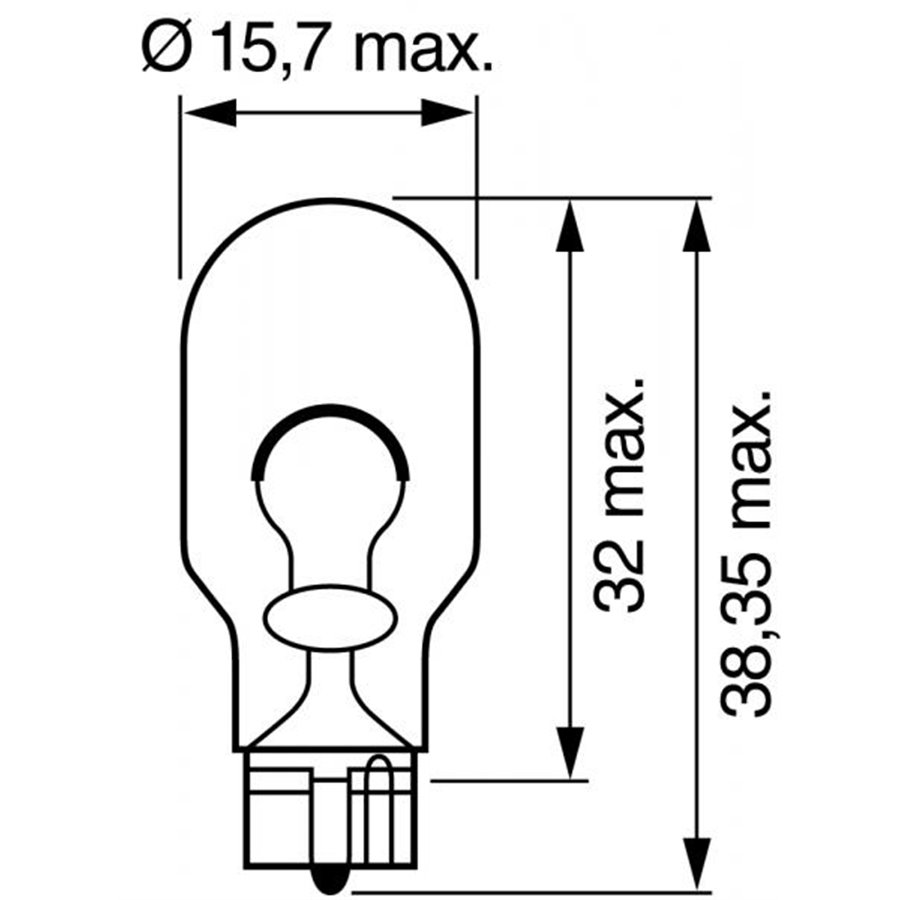 Lampadina Pure Light 12V 16W W16W