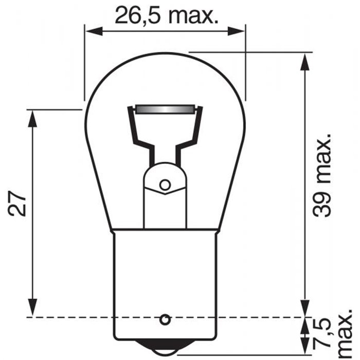 Lampadina Pure Light 12V 18W 