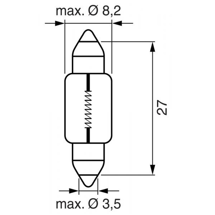 Lampadina Pure Light 12V 3W 