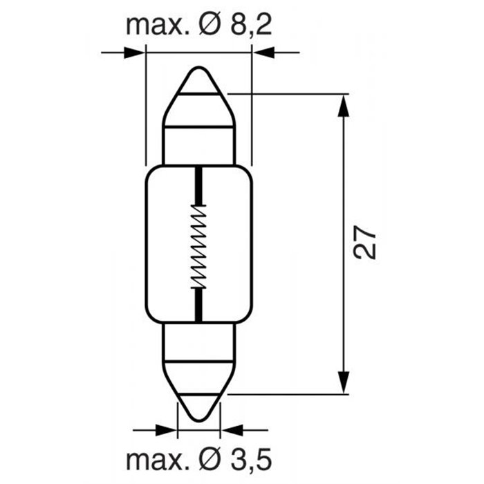 Lampadina Pure Light 12V 3W 