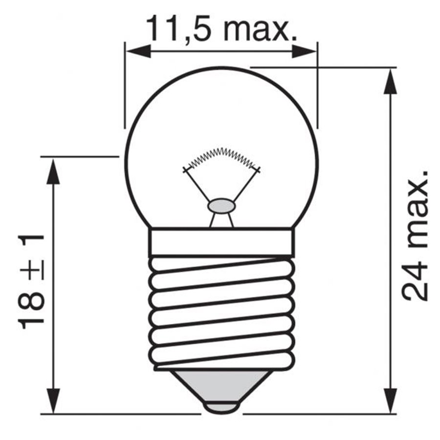 Lampadina Pure Light 6V 0,6W 