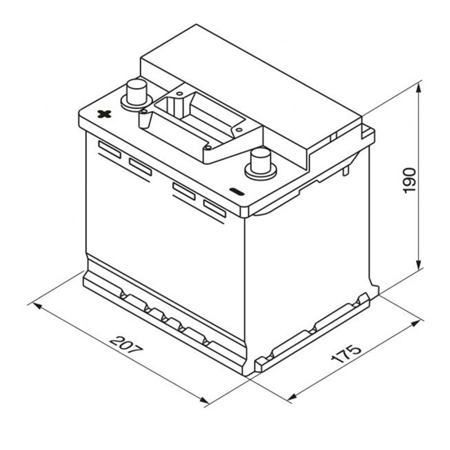 Batteria auto S3 45 Ah