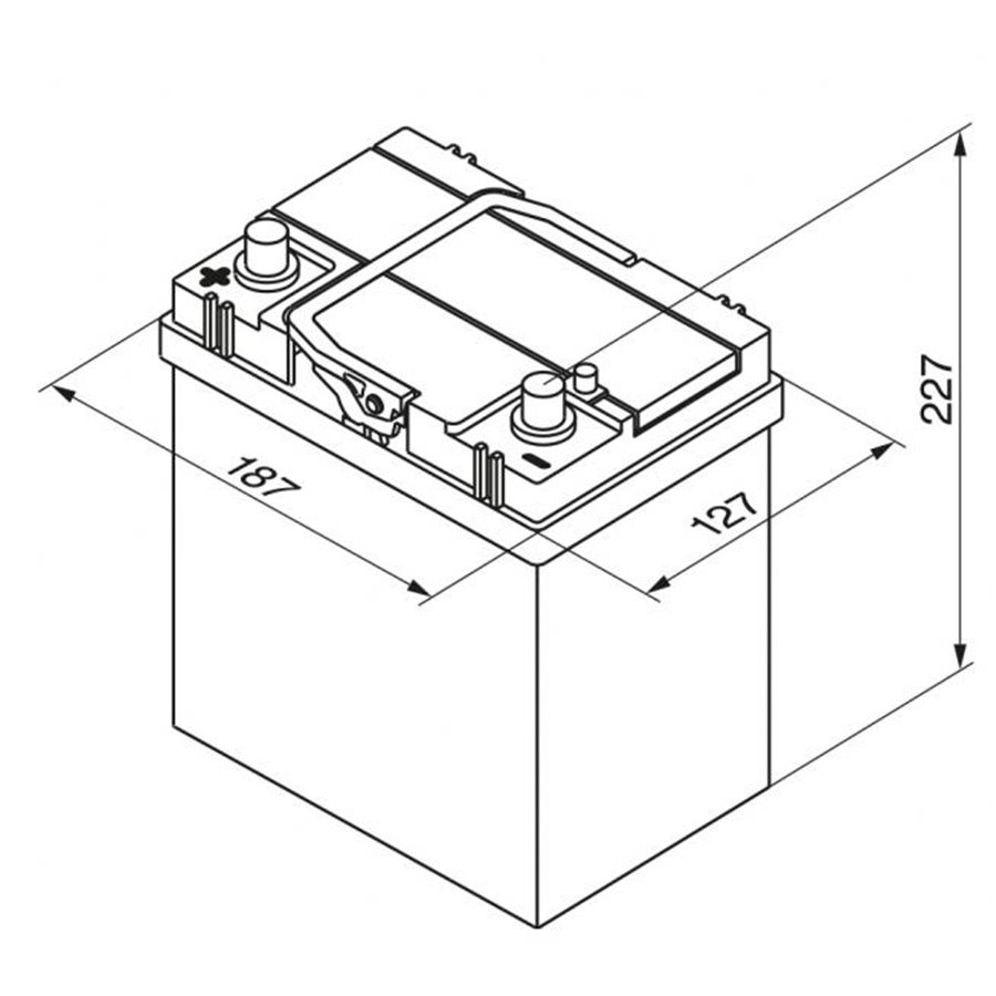 Batteria auto S4 40 Ah