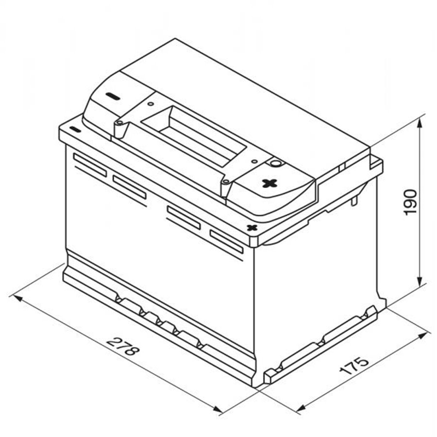 Batteria auto S4E EFB 70 Ah