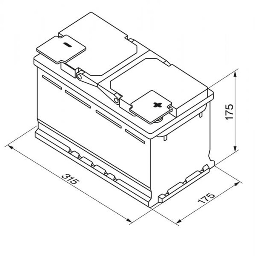 Batteria auto S5 85 Ah