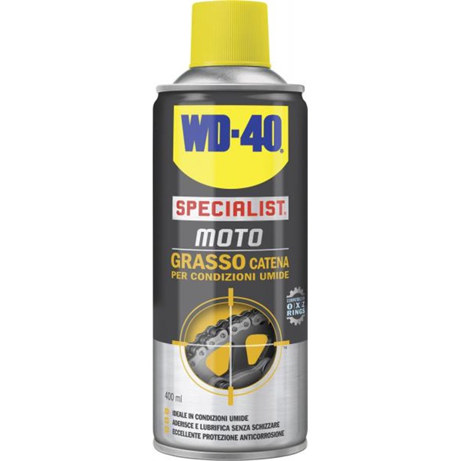 Conf. 12 pz Specialist Moto grasso catena 400 mL