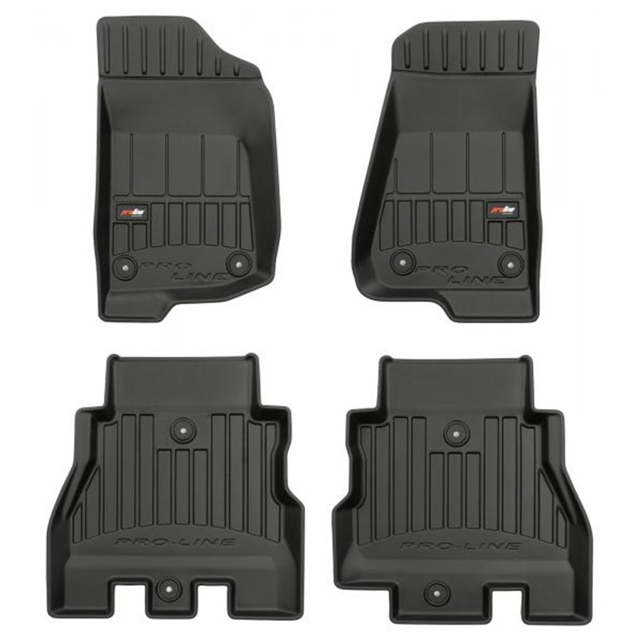 Tappeti in TPE 3D JEEP Wrangler IV 17 (versione Unlimited 5p., no ibrida)