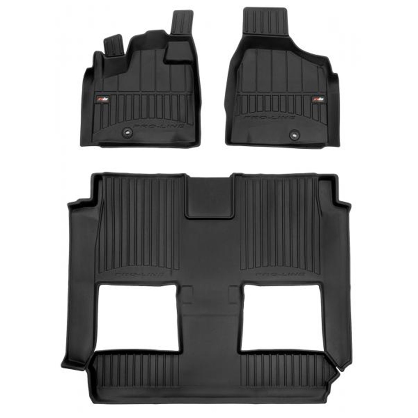 Tappeti in TPE 3D DODGE Grand Caravan V 0720 (7 posti, sedili contenitivi, super console, no versione swivel n go)