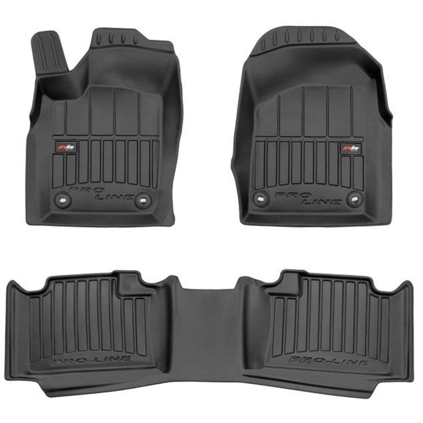 Tappeti in TPE 3D DODGE Durango III 10 (7 posti, prima e seconda fila)