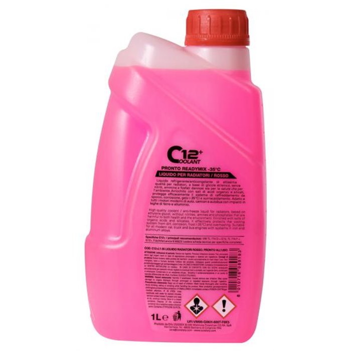 Coolant 12+ rosso pronto -35° 1 L