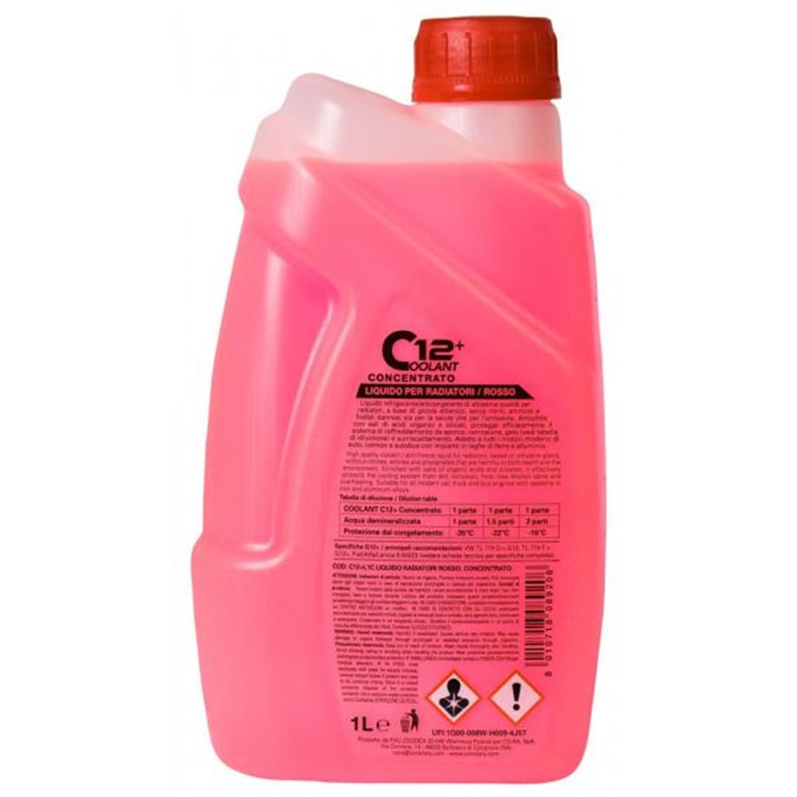 Coolant 12+ rosso concentrato 1 L