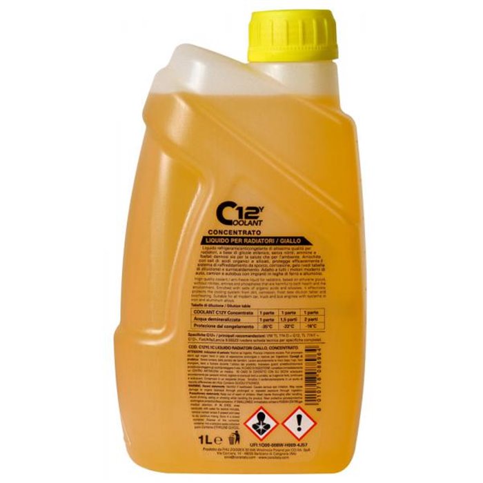 Coolant 12Y giallo concentrato 1 L