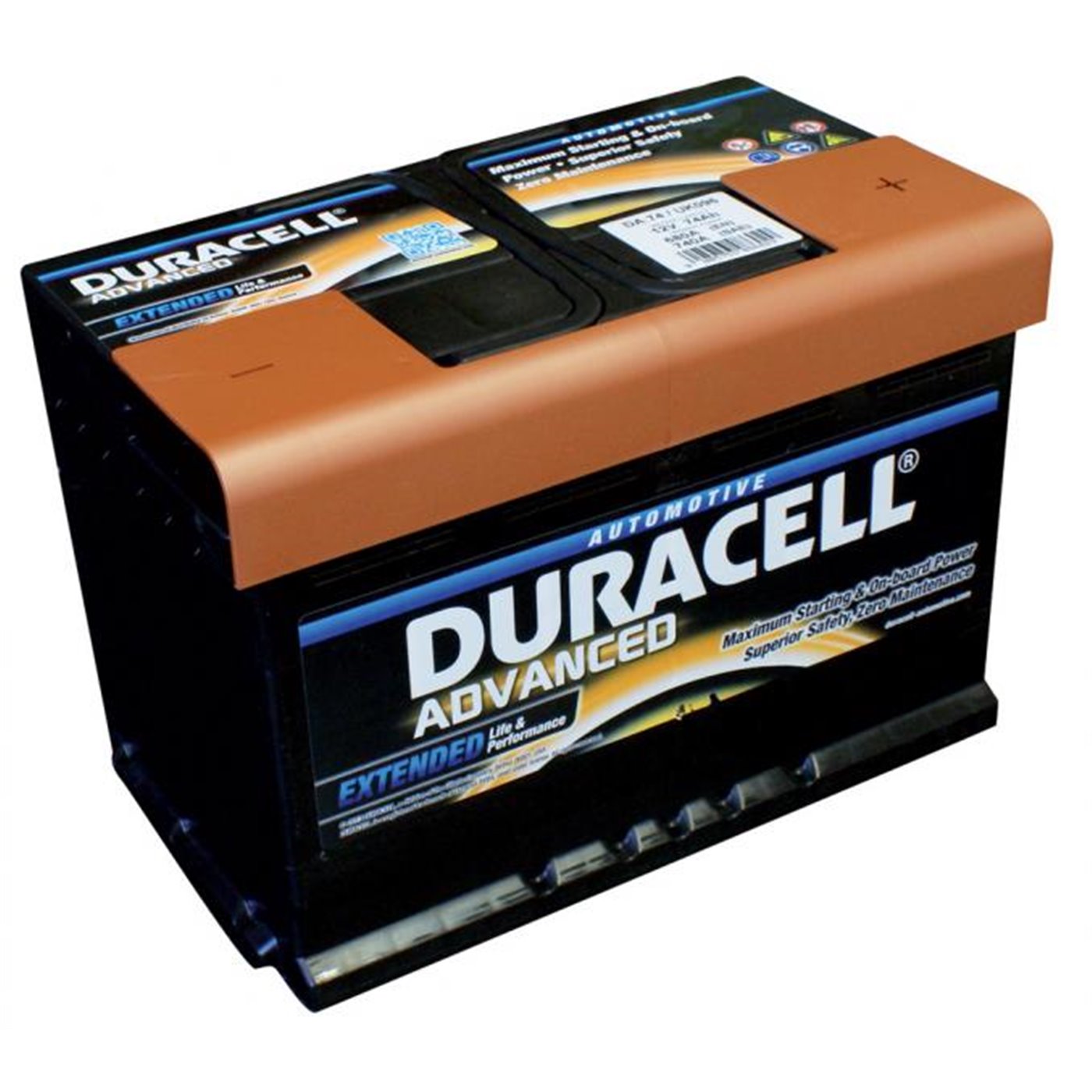 Batteria auto Advanced 12V 74Ah 680A DX