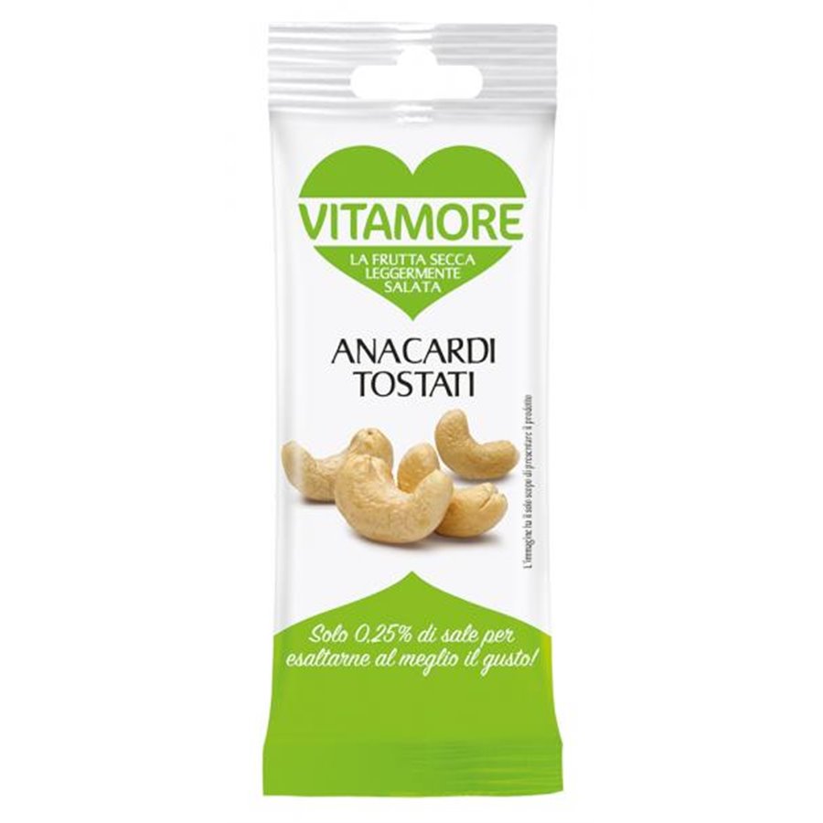 Conf. 12 buste Vitamore anacardi tostati 25 g