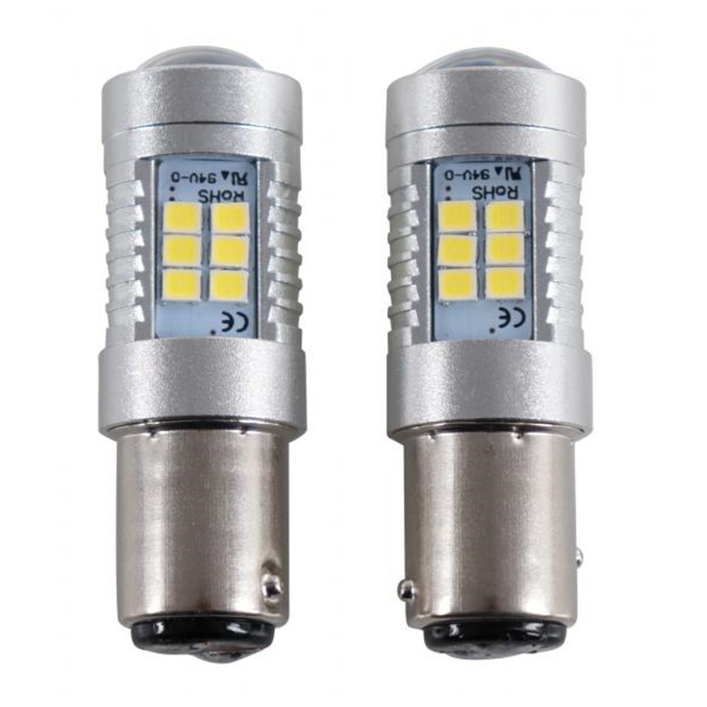 Lampadine 21 led+lente P21/5W 12-24V 30W