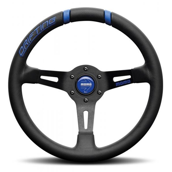 Volante Drifting nero/blu 330 mm