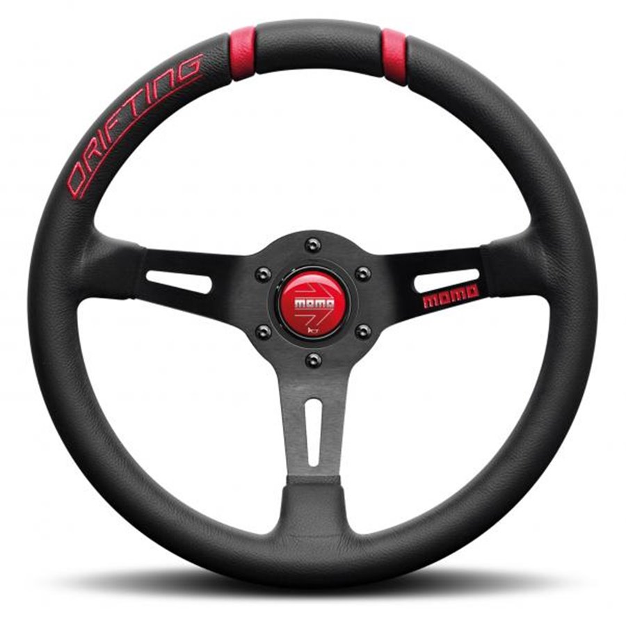 Volante Drifting nero/rosso 330 mm