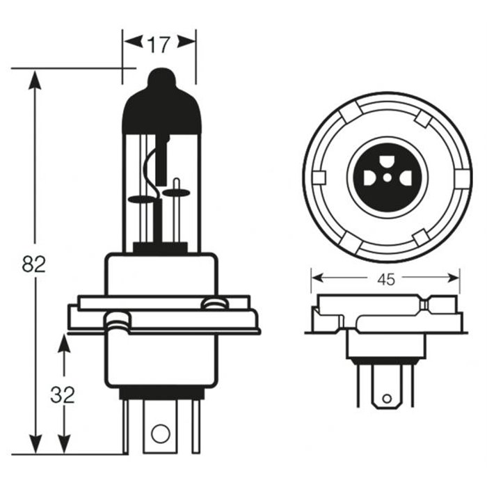 Lampadina 24V 75/70W